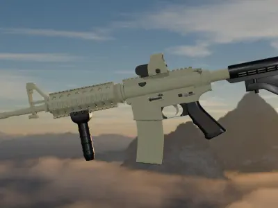 GUN M4A1 3D model