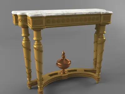 Classic Console 3D model