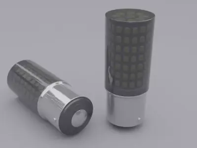 led car lamp t4 3D model