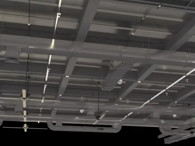 Pipe Ceiling 3D model purchase