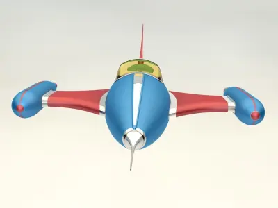 Space Ship Free 3D model 3