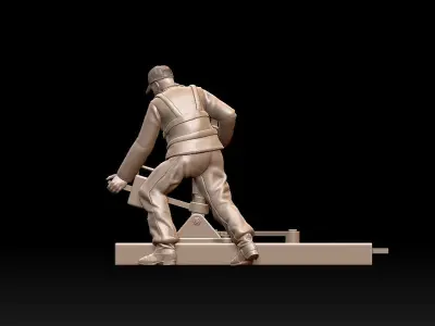 staff railroad 3D print model