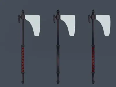 Game asset pack 1 Low-poly 3D model