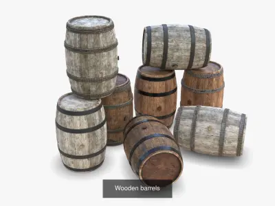 Liquid Containers Collection 3D Model Pack