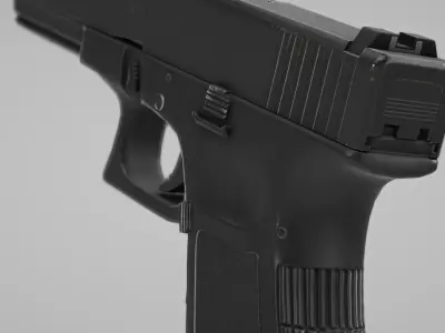 G17 Animated Low-poly 3D model