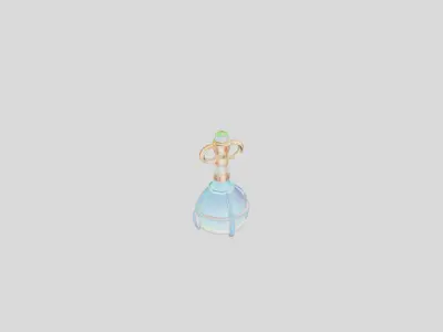 Fantasy Alchemy Potion Low-poly 3D model