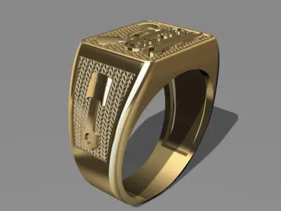 anillo de mecanico Low-poly 3D model