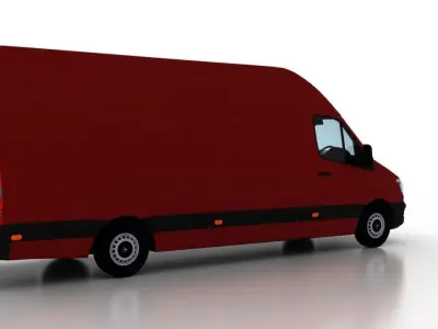Mercedes Benz Sprinter L4H3 2015 Cargo UK 3D model