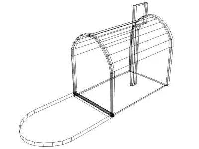 Mailbox - Type 2 3D model