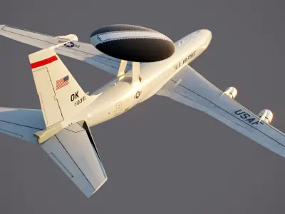 E-3 Sentry AEWC 3D model