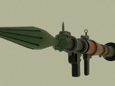 Rocket launcher  3D model