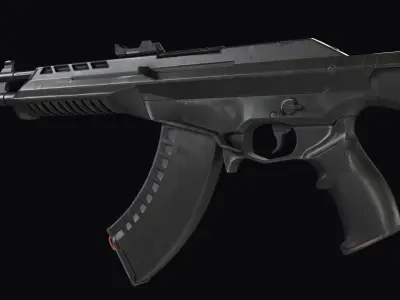 Valorant Vandal Assault Rifle PBR Low-poly 3D model