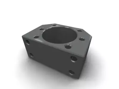 DSG32H metal square 3D model