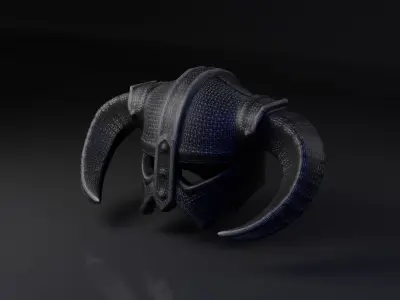 SKYRIM Dragonborn Iron Helmet Free 3D model