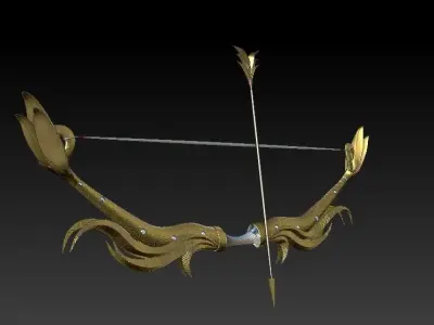Fantasy Bow 3D model