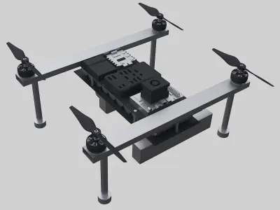 Intelligent afforestation drone 3D model