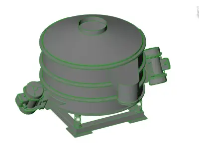 Vibrating Sieve - Harnero Vibratorio RVT2024-FBX 3D model
