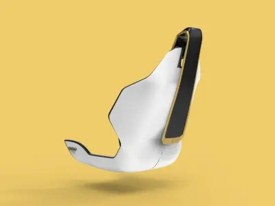Very basic Concept car seat - Fu-tech  3D model