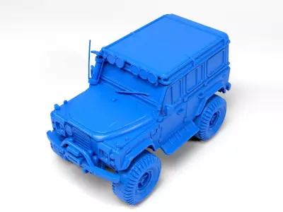 4x4 Car 3D print model