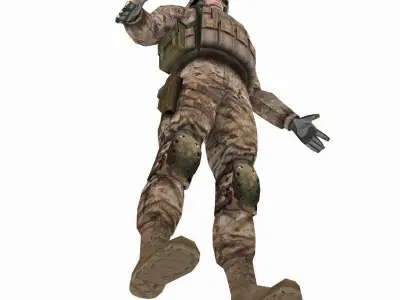 US Army Delta Force 3D model