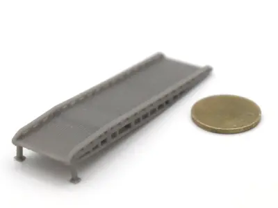 HO Loading ramp train model  3D print model purchase