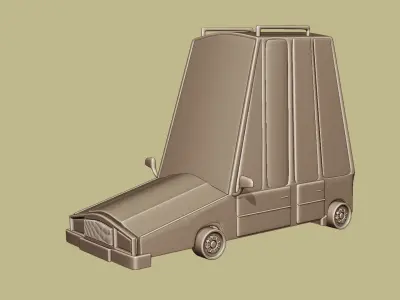 Cartoon Car 3D model