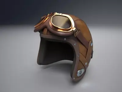 Motorcycle Helmets Kit 3D model
