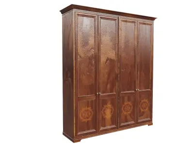 Ibisco wardrobe Low-poly 3D model