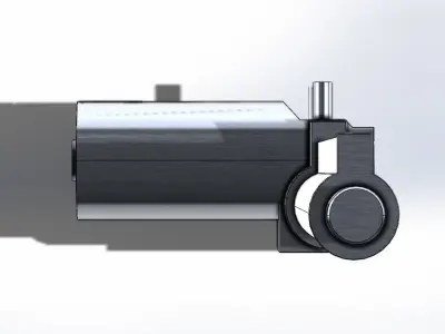 Atuador Eletrico 600mm 3000N Electric Actuator 3D model