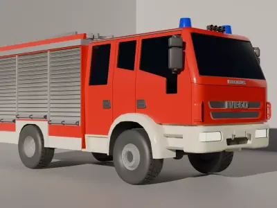 IVECO Magirus HLF20 3D model
