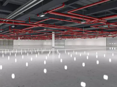 Exhibition Hall 16 interior 3D model