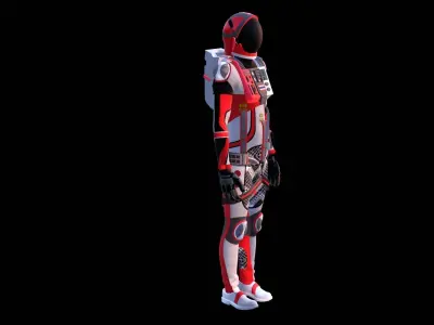 Astronaut Spacesuit Thailand 3D model