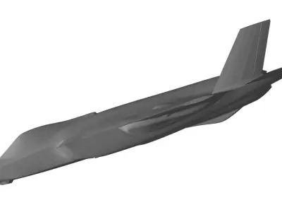 F-35 jet fighter bomber 3D model