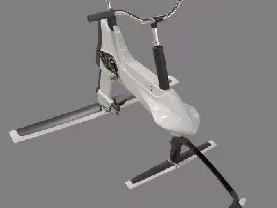 hydrofoil bike 3D model