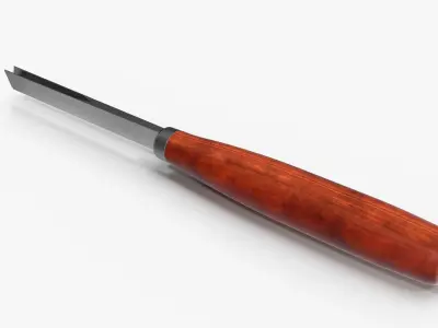 V Chisel 30deg 3D model
