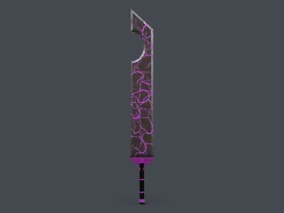 Sci-Fi Sword V1 - 03 Low-poly 3D model