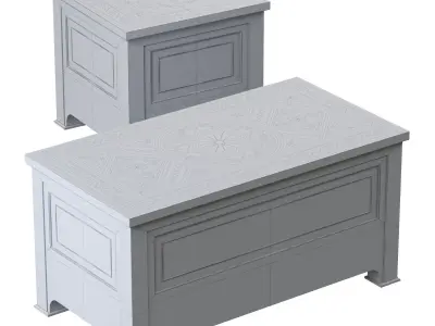 Coffee table from arabic 3D model