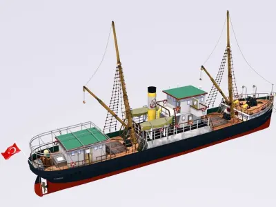 Bandirma vapuru 3D model