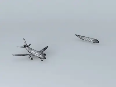 GoldenJet Airbus A310 200 PW4000 Free 3D model