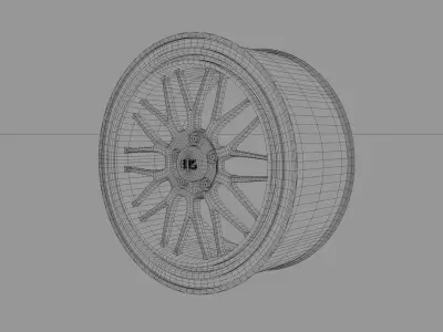 Wheel BBS 3D model