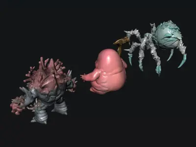 Creature Monsters 3D model order