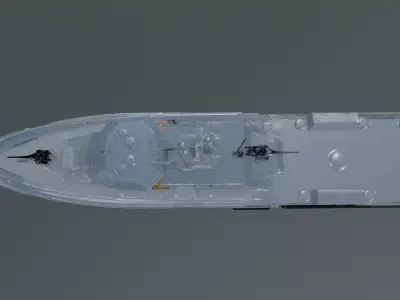 patrol boat 3D model