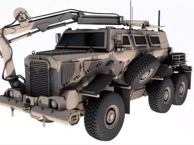 Buffalo MRAP 3D model