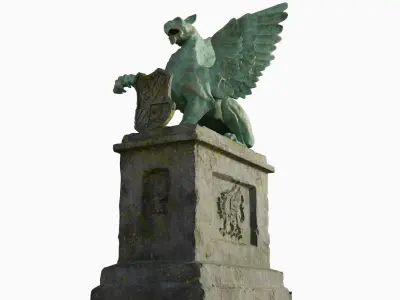  Griffin Statue 