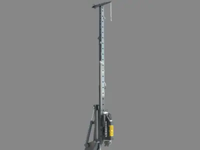 Liebherr LRB 18 Piling and Drilling Rig 3D model