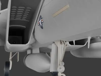 Modern Fighter jet  F-15 VERSION 2 3D model