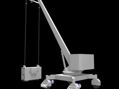 Crane medical 3D model