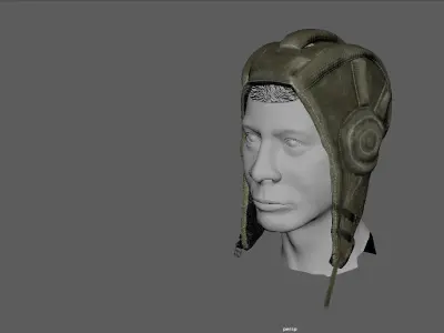 TANKER HELMET 3D model