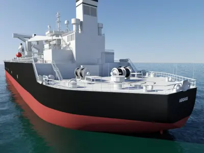 Peak Oil - Oil Tanker - AbQaiq 3D model