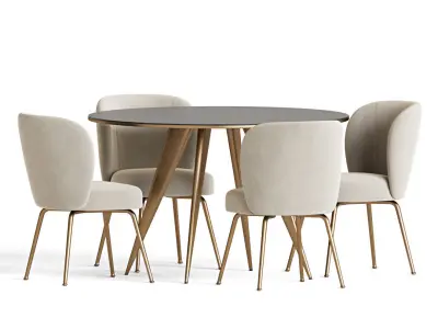 Dining Set 99 3D model